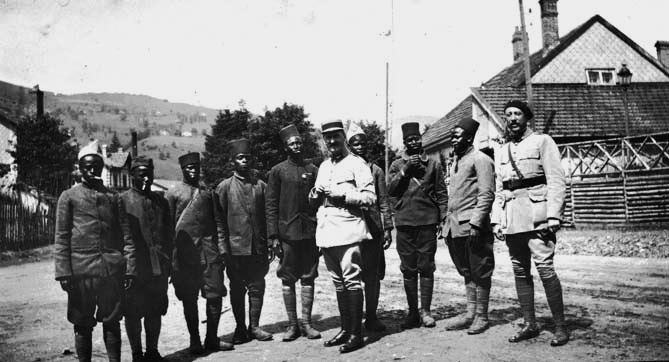 Capitaine Chalvet tirailleurs Sénégalais